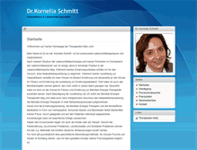 Tablet Screenshot of dr.kornelia-schmitt.therapeuten-netz.com